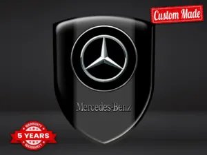 Mercedes Stickers Logo Imprimés Course Qualité Personnalisable